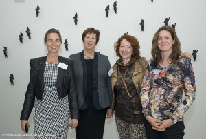 Annemarie Jorritsma verzorgde de Galjaardlezing 2014, rechts haar woordvoerder Mirjam Boon